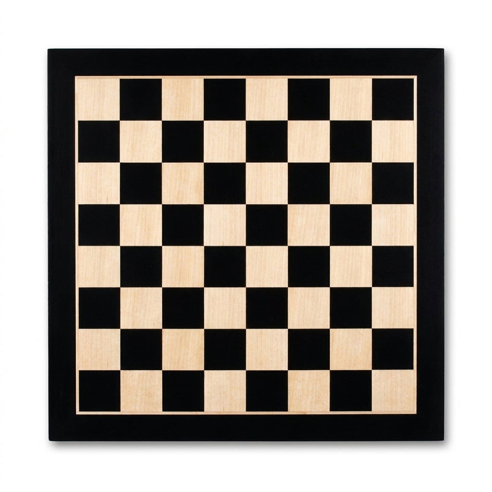 Folding No.5 Tournament Chess Board – Ebonised Maple 48 cm – view 5