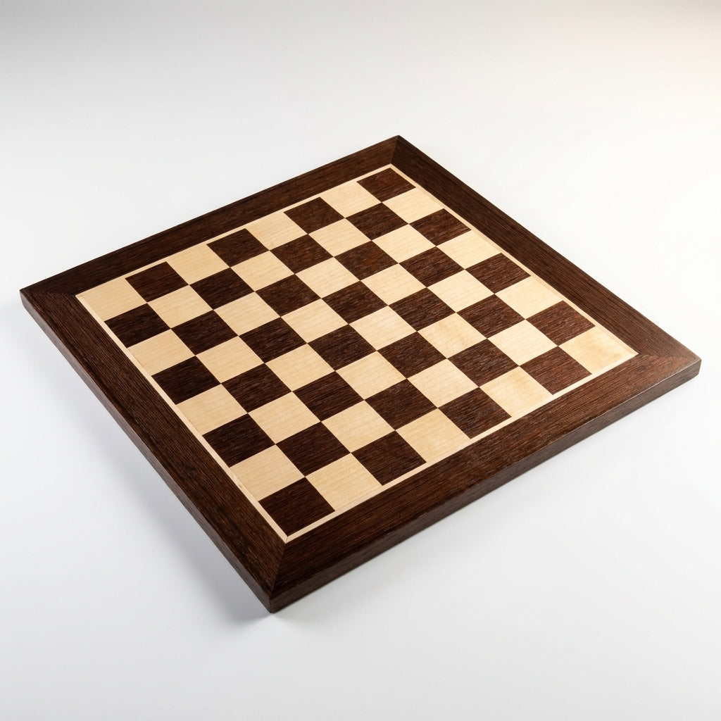 No.4 Chess Board – Wenge & Maple Inlay, 40 cm – view 5