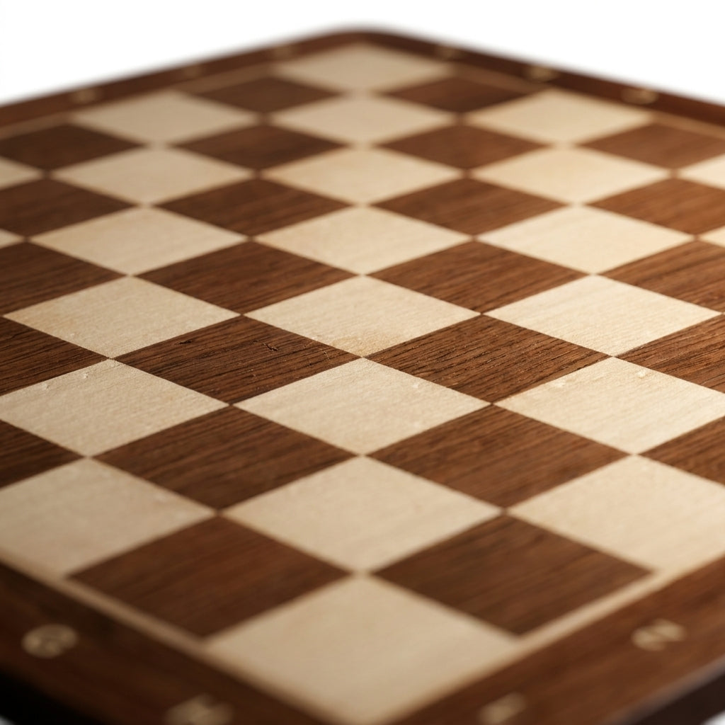 No.5 Tournament Chess Board – Padauk & Maple Inlay, 48 cm – view 3