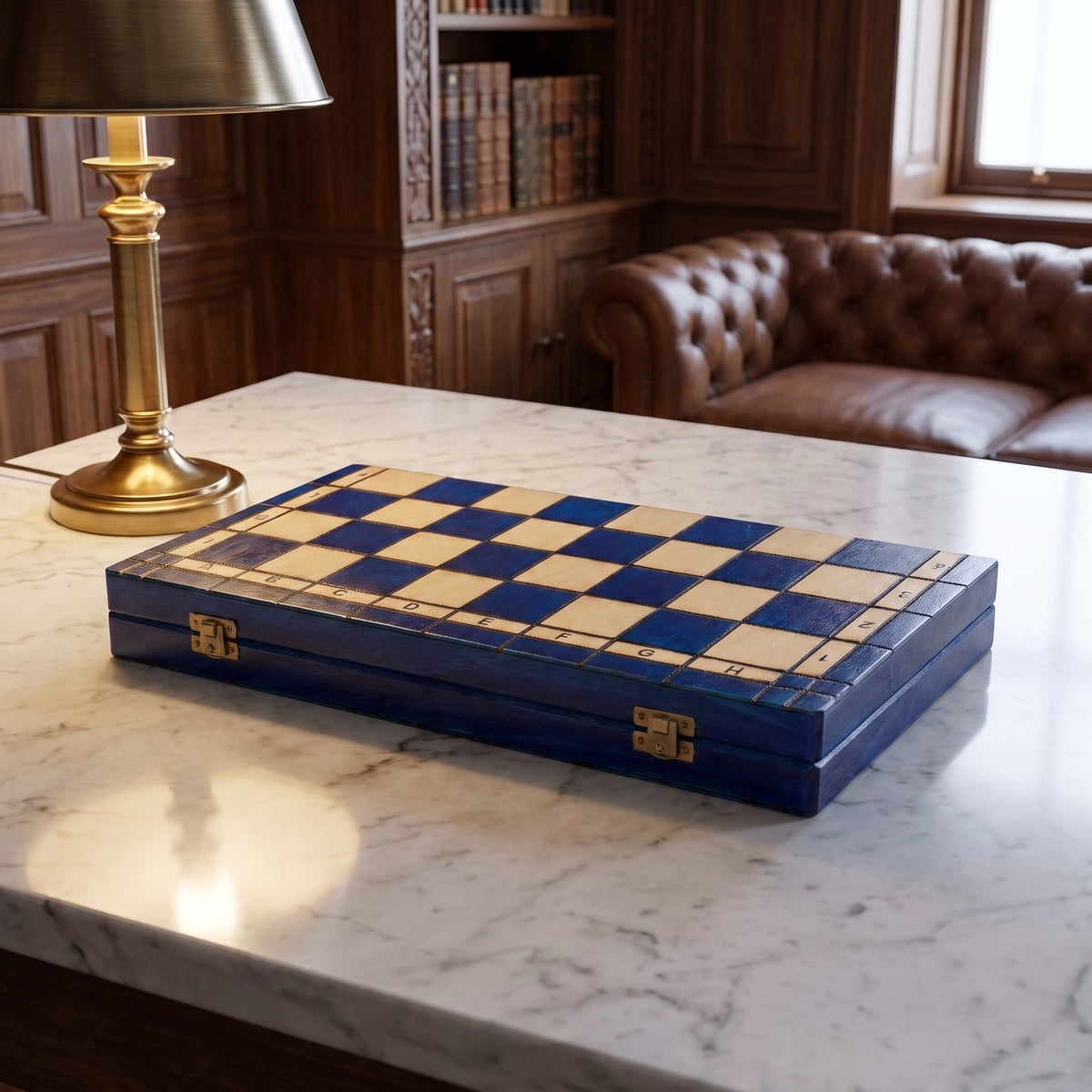 ACE Wooden Chess Set with Storage – Hand-Carved Staunton – view 2