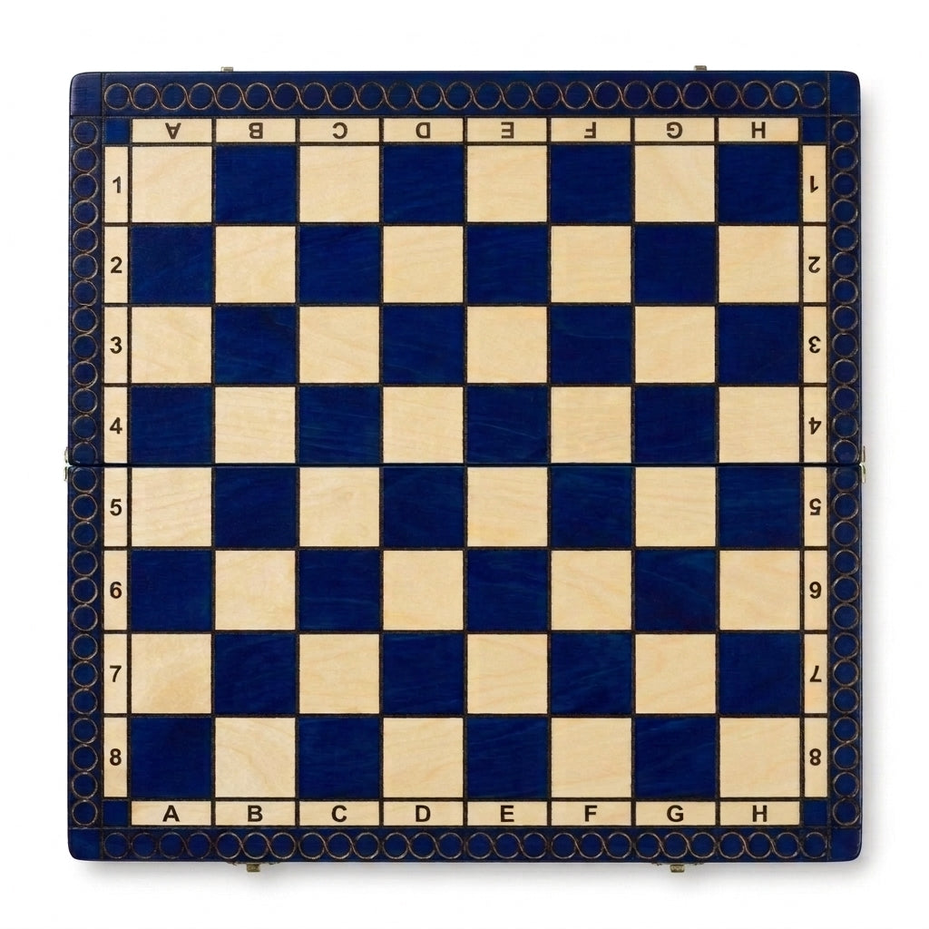 King's Large Wooden Chess Set – Hornbeam Pieces & Storage – view 6