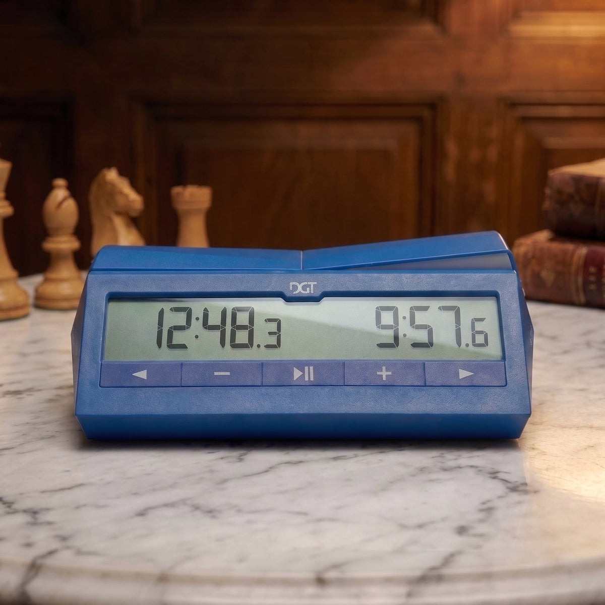 DGT 1500 Chess Clock Blue – Digital Blitz Chess Timer – view 4