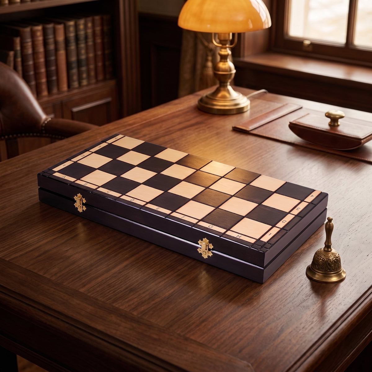 Classic Wooden Chess Set – Hand-Carved Hornbeam Pieces – view 2