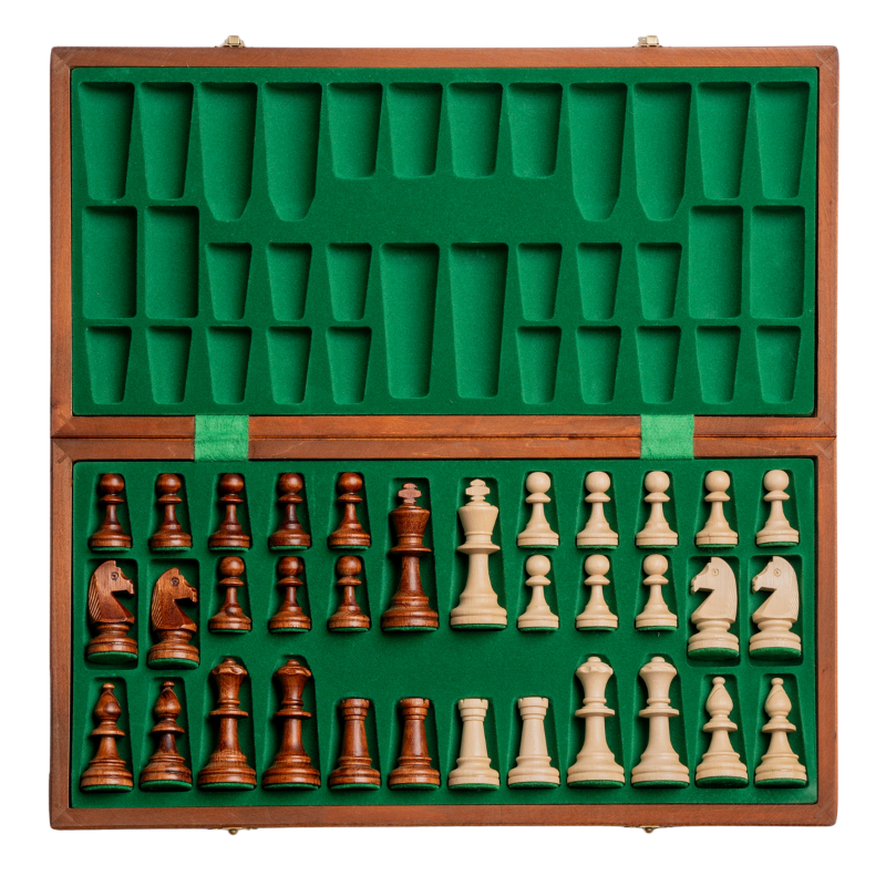 Tournament No.4 Chess Set – Weighted Pieces, Double Queens – view 5