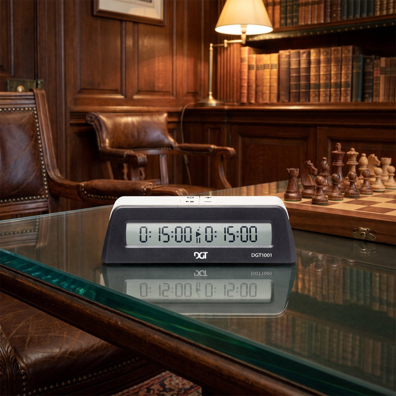 DGT 1001 Chess Clock Black – Simple Digital Chess Timer
