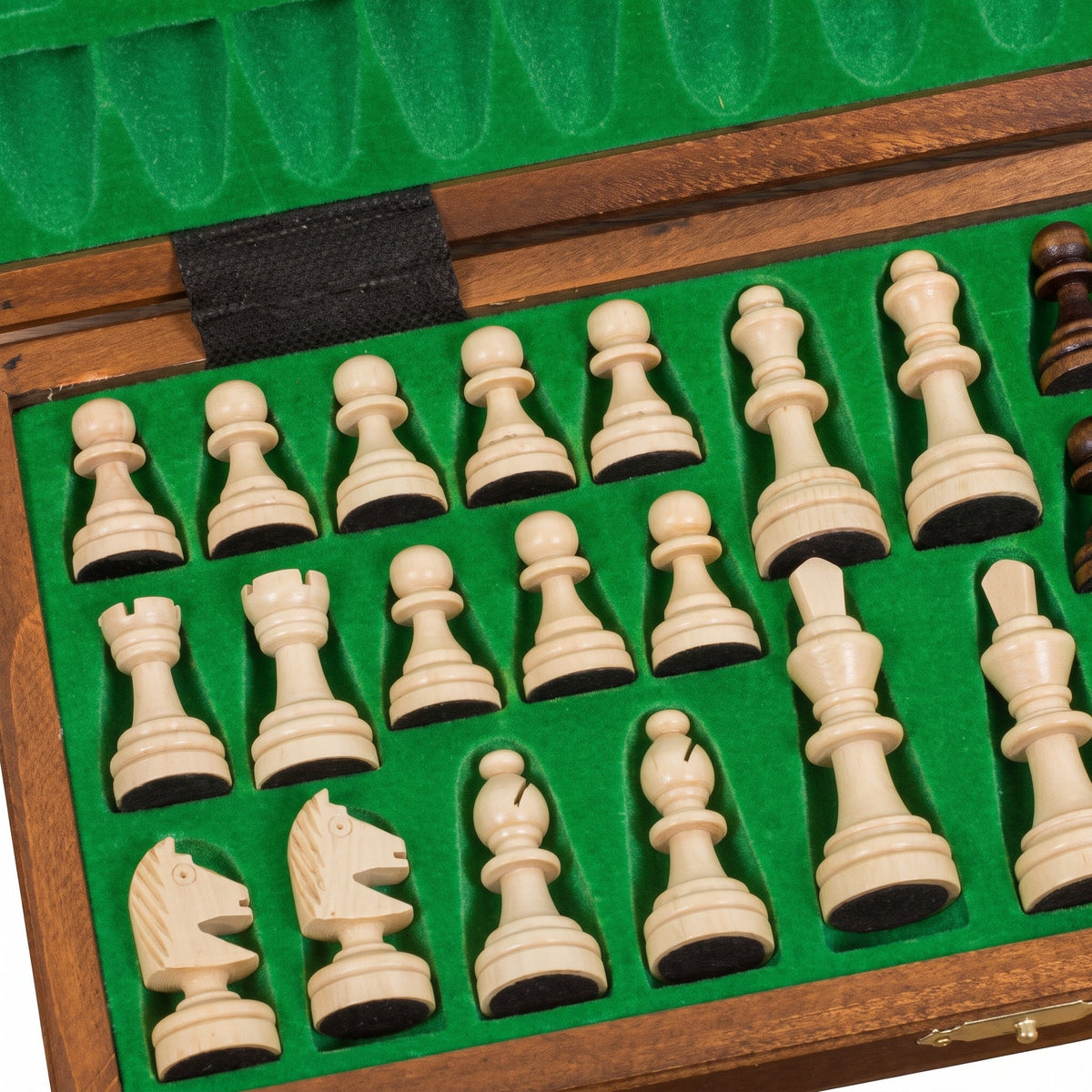 Magnetic Inlaid Wooden Chess Set – 55 mm King, Folding – view 5